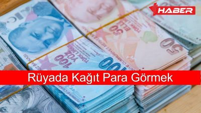 Rüyada kağıt para görmek, genellikle kişinin iradesine işaret eder. Bu