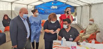 Yerköy’de Randevusuz Aşı Noktası Kuruldu