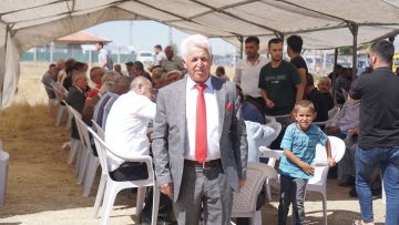 Köseli Belediye Başkan Adayı Sabri Eraslan Kasaba halkı ile yemekte bir araya geldi