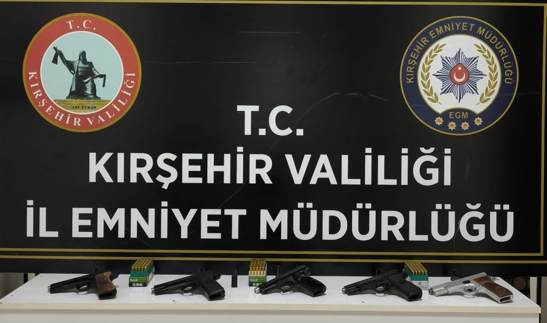 Kırşehir polisi tarafından düzenlenen