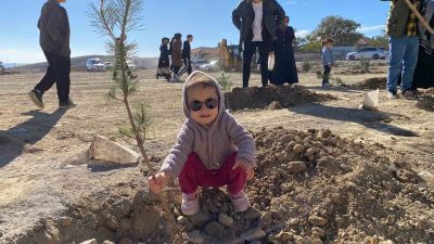 Yozgat Belediyesi tarafından Cumhuriyetin ilanının 101. yıl dönümü münasebetiyle fidan