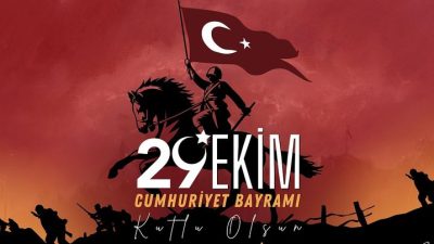 Çiçekdağı Belediye Başkanı Hasan Hakanoğlu, 29 Ekim Cumhuriyet Bayramı dolayısıyla