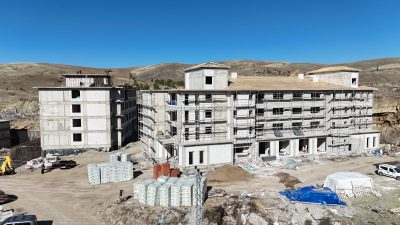 Yozgat Valiliği, ilde yapımı devam eden Endüstri Meslek Lisesi inşaatının