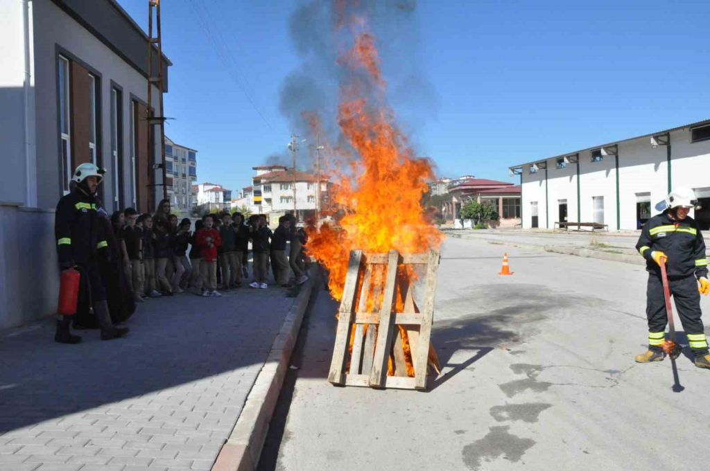 yangına müdahale eğitimi