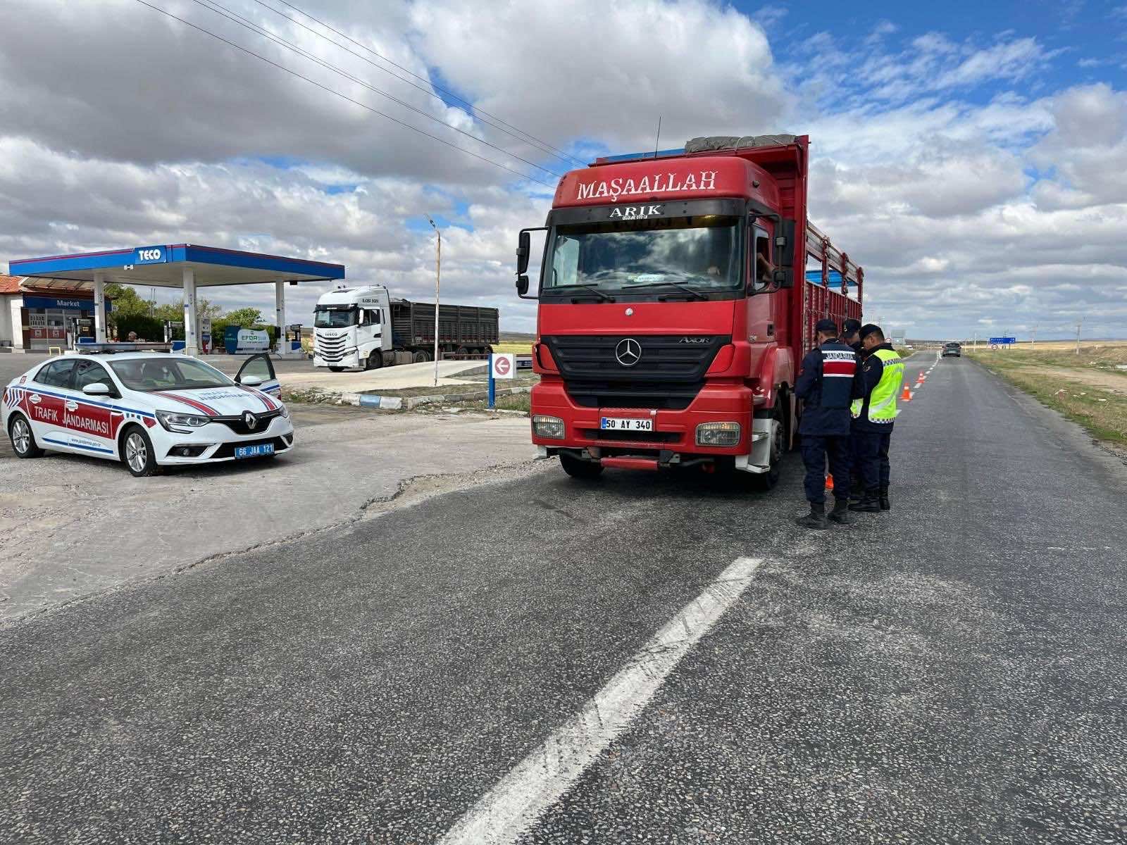 Yozgat’ta Trafik Jandarması Denetimlerini