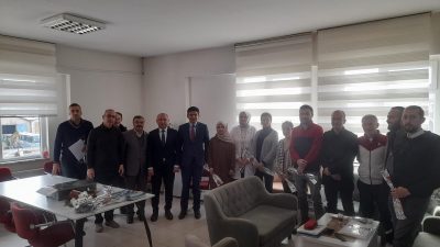 Yerköy İlçe Milli Eğitim Müdürü Necmettin Sağlam, İlçe Kaymakamı Muharrem