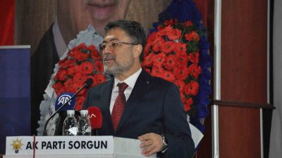 Yozgat’ın Sorgun ilçesi AK Parti Olağan Kongresinde konuşan Tarım ve