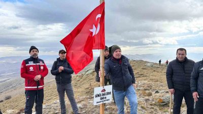 Kırşehir’de, Türkiye Dağcılık Federasyonu Kırşehir il temsilciliği şehit öğretmenler anısına