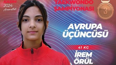 Arnavutluk’ta düzenlenen Avrupa Şampiyonası’nda, Yerköy Rabia Koyunbaşıoğlu Anadolu Lisesi öğrencisi