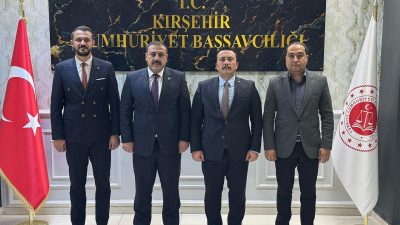 Çiçekdağı Belediye Başkanı Hasan Hakanoğlu, İlçe Başkanı Mehmet Tuğrul İşler