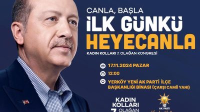 AK Parti Yerköy İlçe Kadın Kolları, 7. Olağan İlçe Kongresi