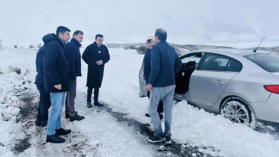 Çiçekdağı Kaymakamı Burak Dilaver Yampal, İlçe Jandarma Komutanı Burak Öztürk