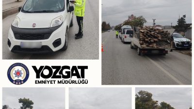 Yozgat İl Emniyet Müdürlüğü, şehir merkezinde yaptığı sıkı denetimlerle modifiye