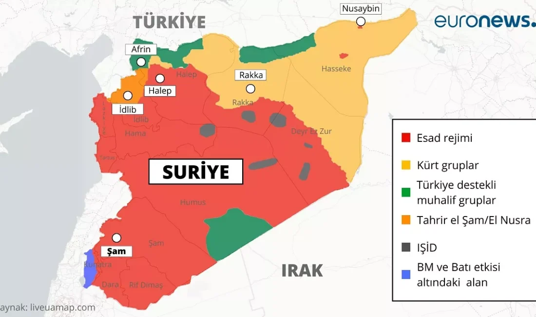 Halep, Suriye'nin kuzeybatısında yer