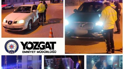 Yozgat İl Emniyet Müdürlüğü, öğrenci ve gençlerin güvenliği için denetimlerini