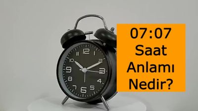 İnternette çift saatlerin anlamını araştırıyorsanız, 07:07 saatine denk gelmenin ne