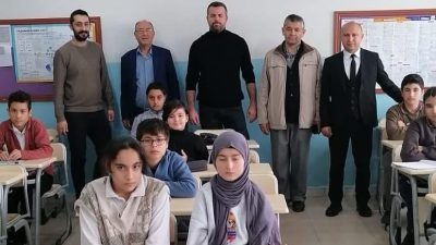 Yerköy İlçe Milli Eğitim Müdürü Necmettin Sağlam, okul ziyaretleri kapsamında