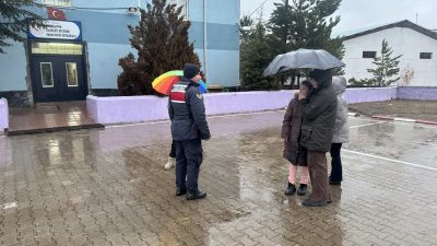 Yozgat İl Jandarma Komutanlığı Boğazlıyan İlçe Jandarma Komutanlığı ekipleri, kış