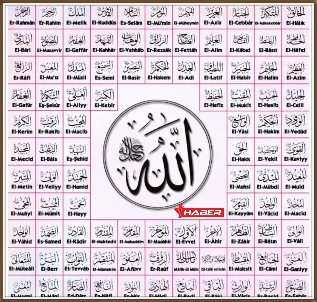 allahın isimleri