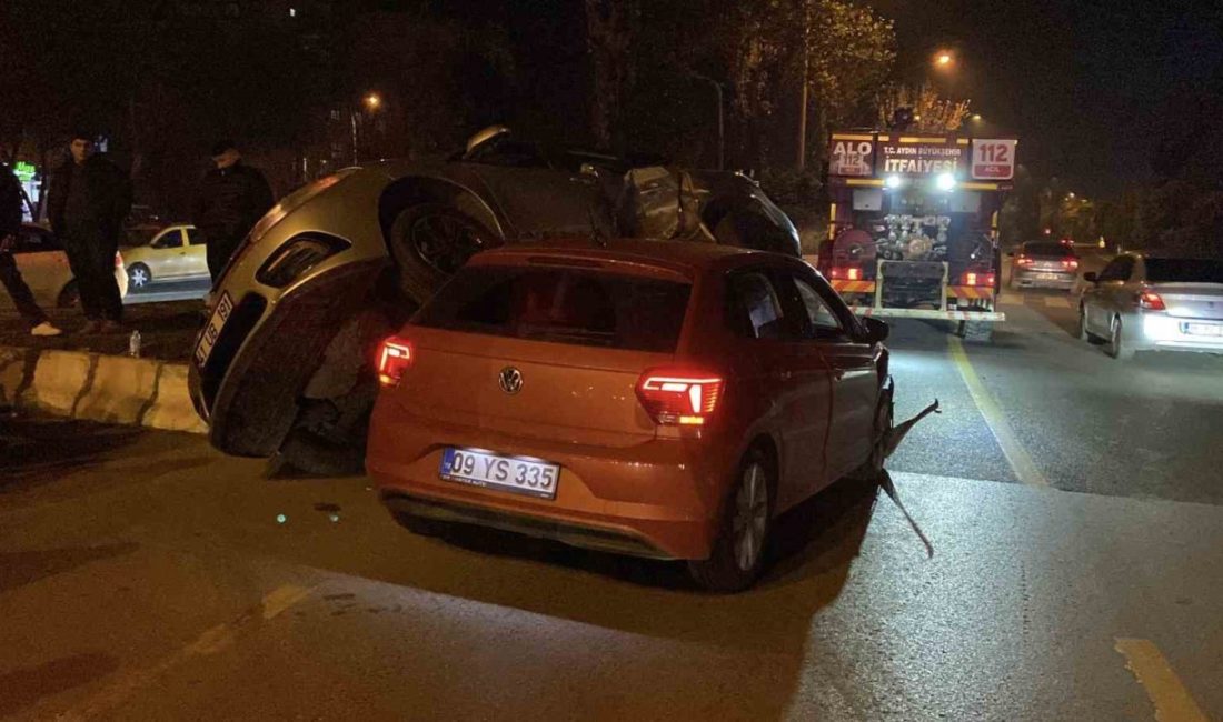 Aydın’ın Efeler ilçesinde çarpışan