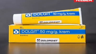 Dolgit krem, kas ve eklem ağrılarında sıklıkla kullanılan, ibuprofen içeren