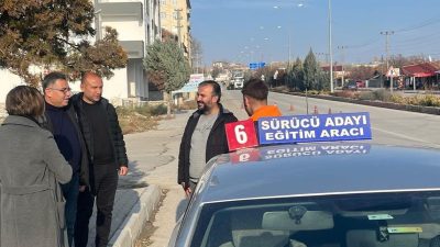 Yozgat İl Milli Eğitim Müdürü İsmail Altınkaynak, Yerköy ilçesinde gerçekleştirilen