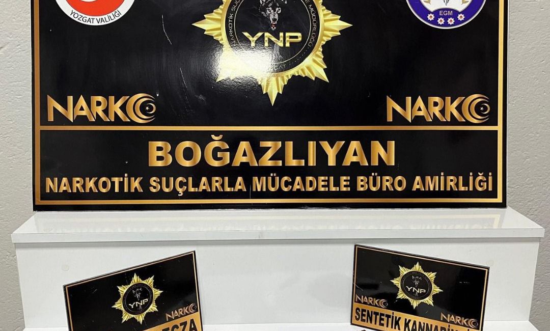 Boğazlıyan’da polis ekipleri, uyuşturucu madde ticaretine yönelik başarılı bir operasyon