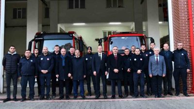 Tekirdağ Valisi Recep Soytürk, yılbaşı denetimleri kapsamında polis, jandarma, itfaiye