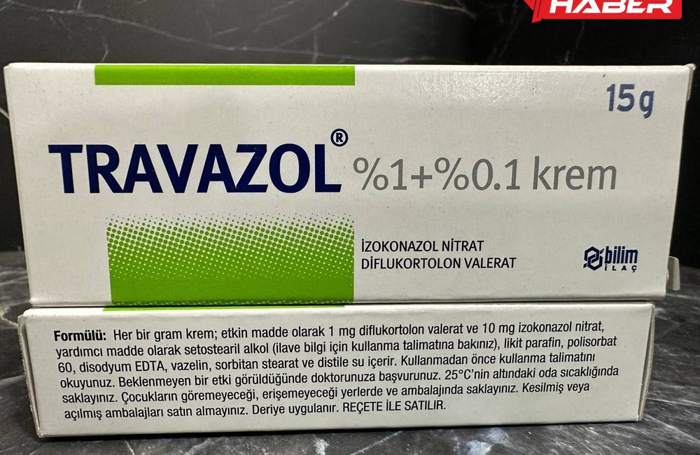 Travazol krem, ciltteki mantar