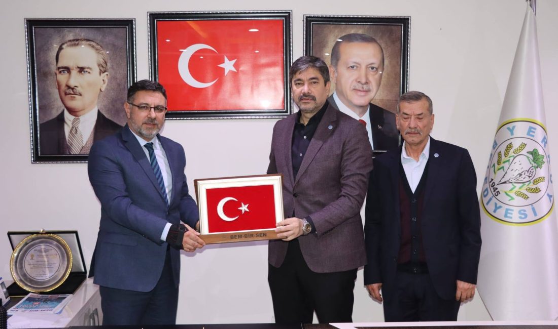 Yerköy Belediye Başkanı Av. Fatih Arslan, Bem-Bir-Sen Genel Başkanı Levent
