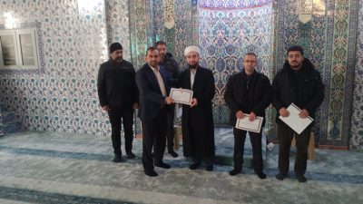 Yerköy Müftülüğü, Aralık ayı mutat toplantısını Bedri Aydın Camii’nde gerçekleştirdi.