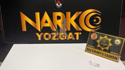 Yozgat Narkotik Suçlarla Mücadele Şube Müdürlüğü ekipleri gerçekleştirdikleri başarılı bir