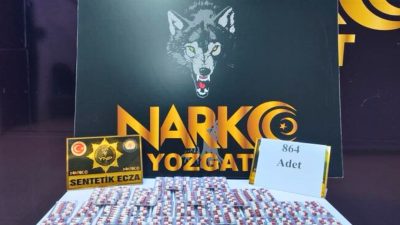 Yozgat Emniyet Müdürlüğü’ne bağlı Narkotik Suçlarla Mücadele Şube Müdürlüğü ekipleri,