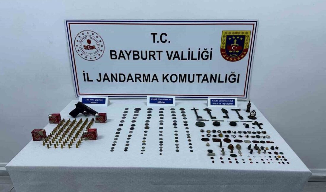 Bayburt ve 10 ilde tarihi eser kaçakçılığı operasyonunda çok sayıda