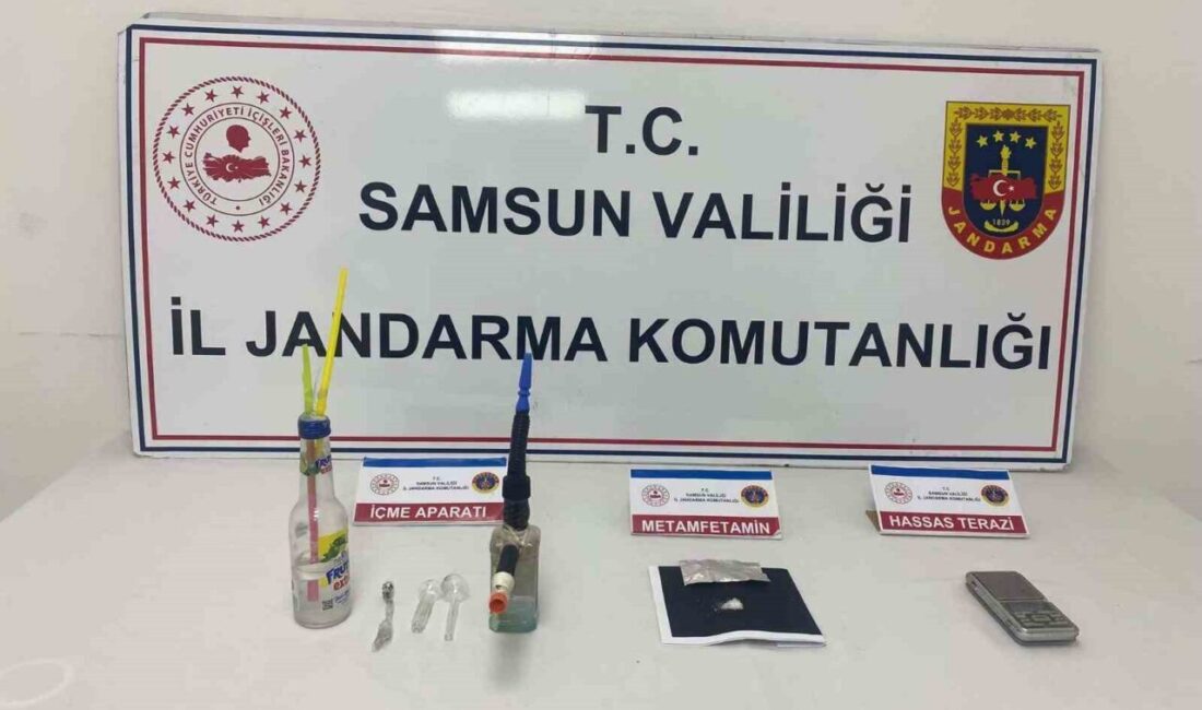 12 yıl hapis cezası ile aranan şahıs uyuşturucu maddeyle yakalandı Samsun'da firari olan M.K.,