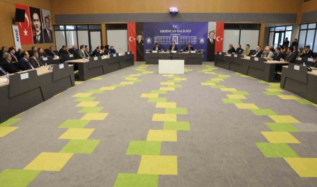 Vali Hamza Aydoğdu başkanlığında yapılan 2025 yılı 1. İl Koordinasyon