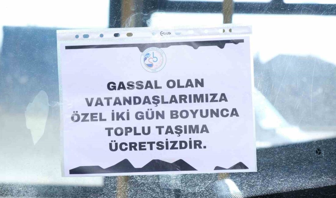 Gassallar 2 Gün Toplu Taşıma Ücretsiz Sorgun Belediyesi, “Gassal” dizisinin