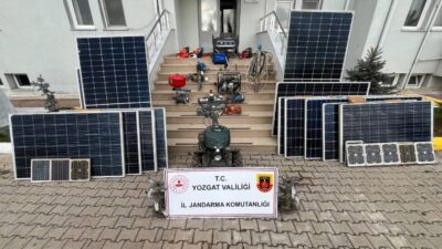 Yozgat İl Jandarma Komutanlığı ekipleri, çeşitli tarihlerde meydana gelen hırsızlık