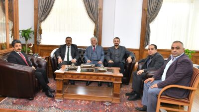 Çiçekdağı Belediye Başkanı Hasan Hakanoğlu, Köseli Belediye Başkanı Mustafa Duran,