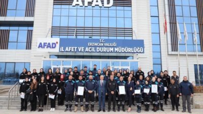 Erzincan Binali Yıldırım Üniversitesi ACAR Gençlik Kulübü, AFAD tarafından akredite