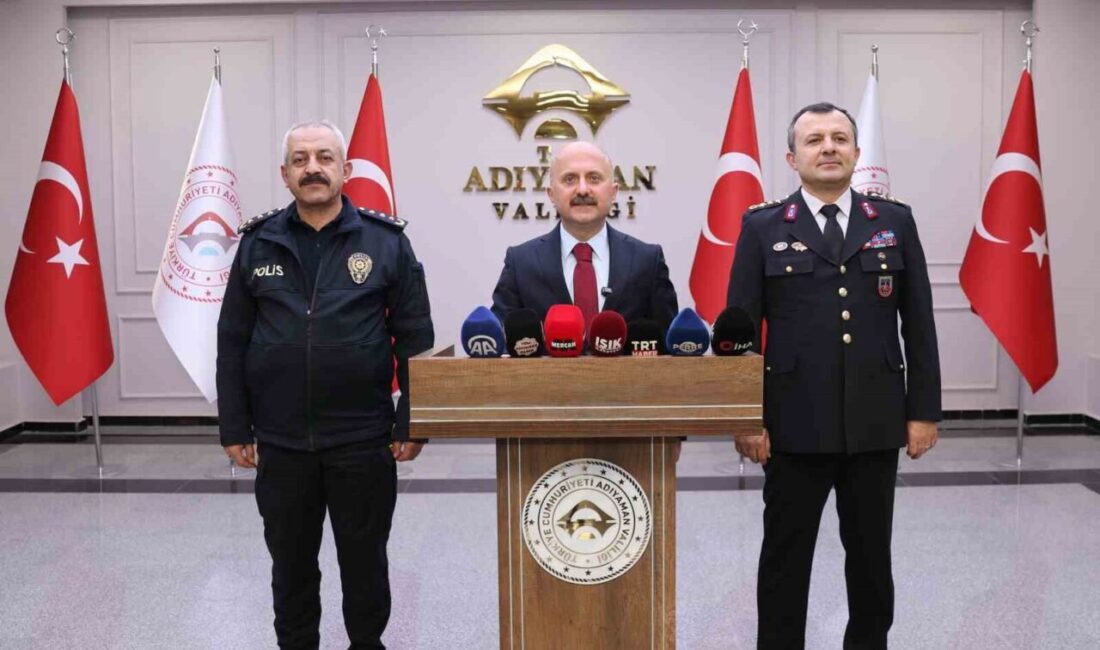 Adıyaman Valisi Osman Varol, güvenlik toplantısında son bir aydaki çalışmaları