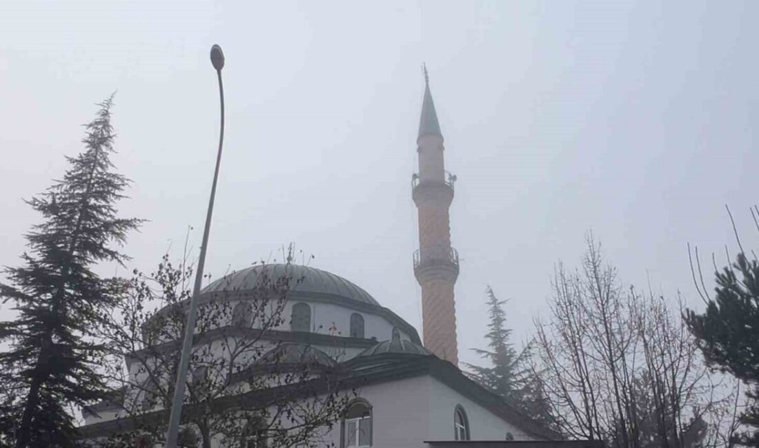 Afyonkarahisar'da sisli hava nedeniyle görüş mesafesi 20 metreye kadar düştü.