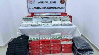 Ağrı'da Jandarma ekiplerinin düzenlediği operasyonda 5 bin 164 kaçak botox