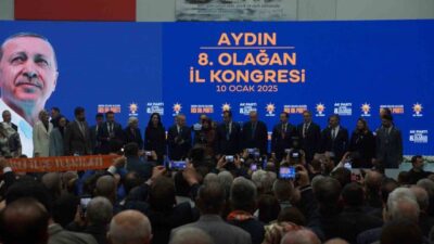 Mehmet Erdem'in başkan seçildiği AK Parti Aydın İl Kongresinde yeni