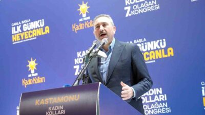 Abdulhamit Gül ve Sevim Sayim Madak, Kastamonu'da katıldıkları AK Parti