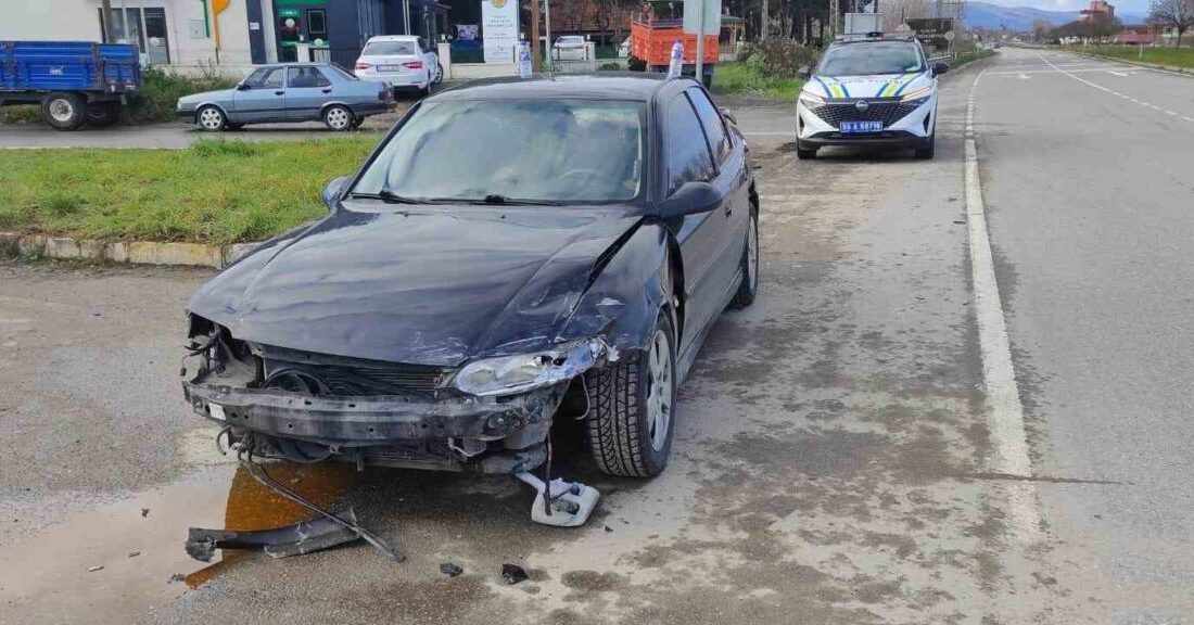 Samsun'un Alaçam ilçesinde meydana gelen trafik kazasında Sefer K. ve