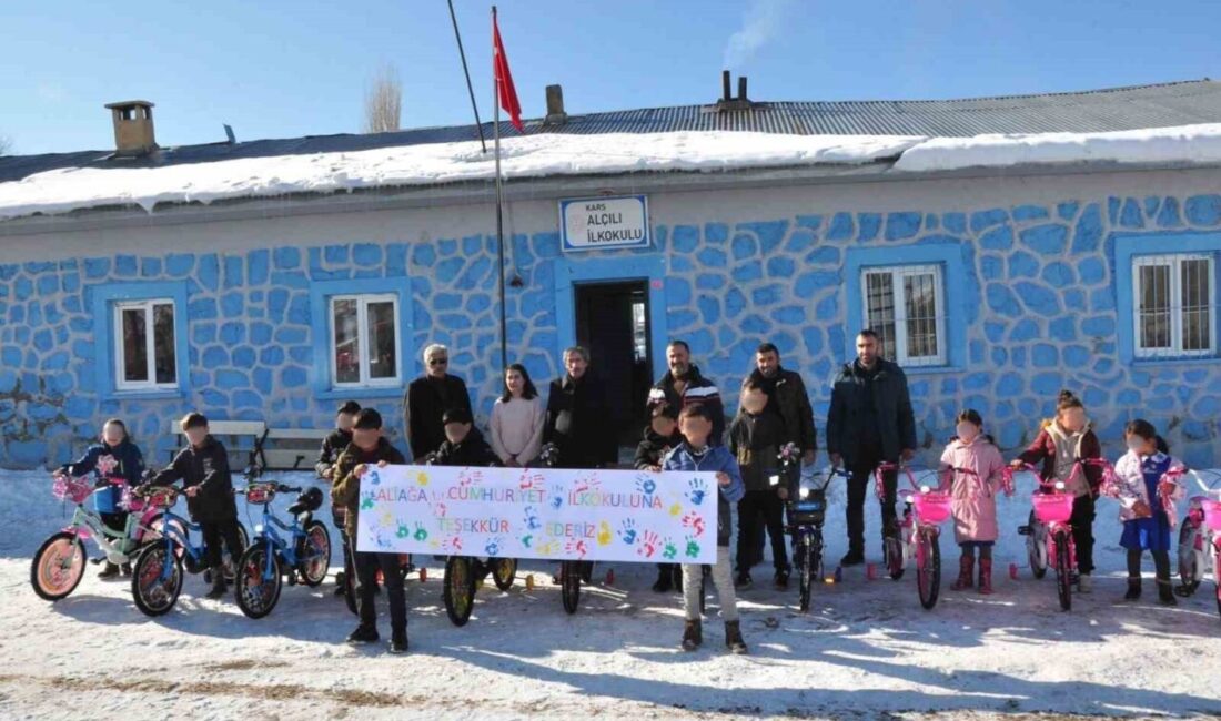 Aliağa Cumhuriyet İlkokulu, Iğdır, Ardahan ve Kars'taki öğrencilere "Velespitim Pırıl