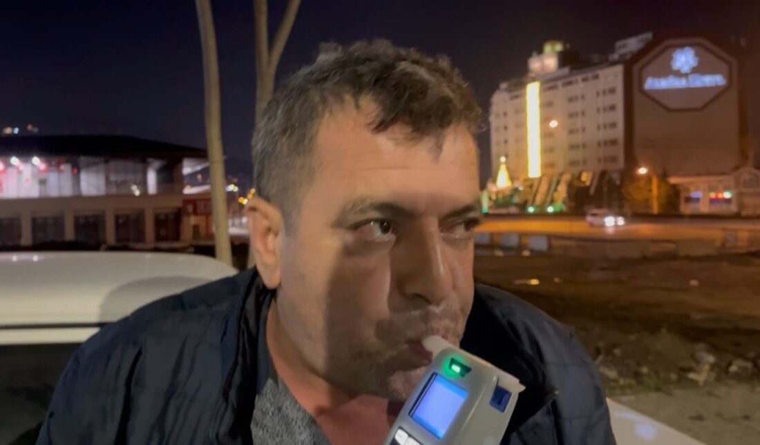 Bursa'da alkollü sürücü Ferdi