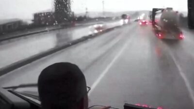 Samsun'da otobüs şoförü, facianın eşiğinden döndü. Sosyal medyada olayın yayılması