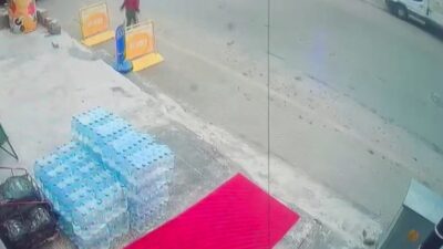 Nevşehir'de yabancı uyruklu İdris M., aniden yola fırlayınca Emine İ.
